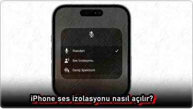 iPhone Ses İzolasyonu Nasıl Açılır?