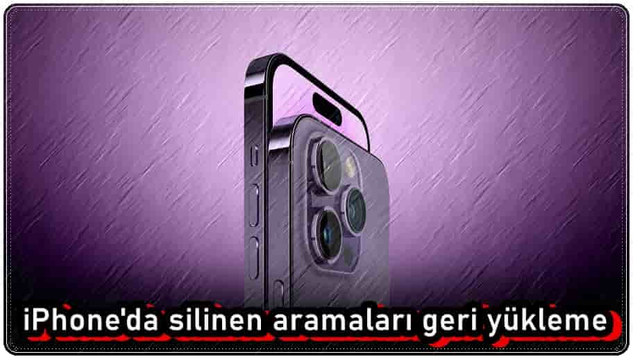 iPhone Silinen Aramaları Geri Yükleme