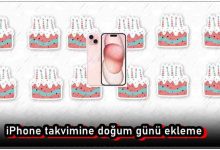 iPhone Takvimine Doğum Günü Nasıl Eklenir?