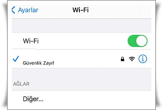 iPhone WiFi Güvenlik Zayıf Sorunu Nasıl Çözülür?