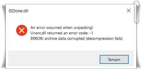 ISDone.dll Hatası Nedir?