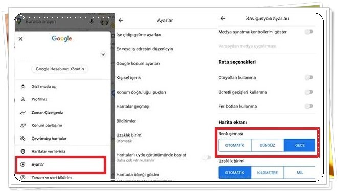 karanlik mod nedir nasil acilir 7