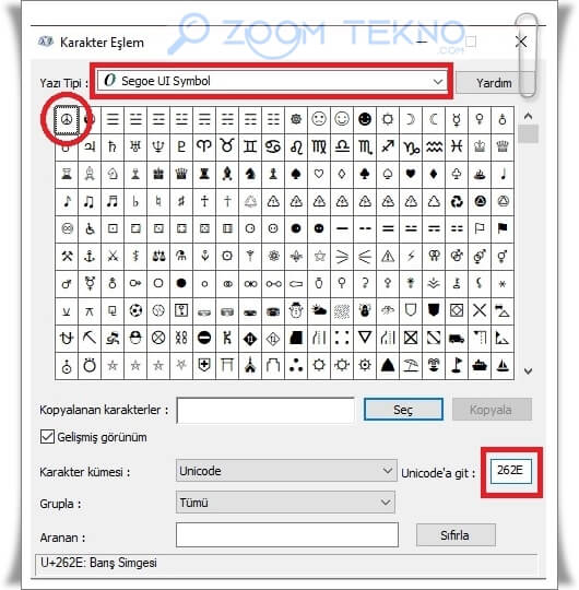 Klavyede Barış İşareti (☮) Nasıl Yapılır?