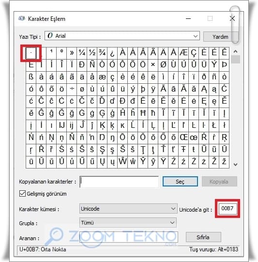 Klavyede Çukur İşareti () Nasıl Yapılır?