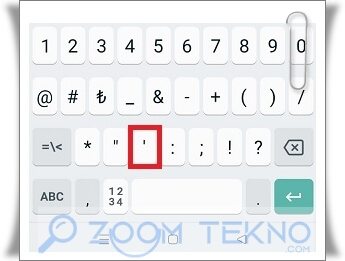 Klavyede Kesme İşareti (') Nasıl Yapılır?