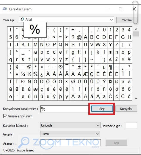 Klavyede Yüzde İşareti (%) Nasıl Yapılır?