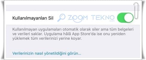 iPhone Kullanılmayan Uygulamaları Silme Özelliği Nasıl Kapatılır? (Kullanılmayanları Sil Kapatma)