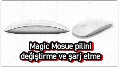 Magic Mouse Pilini Değiştirme