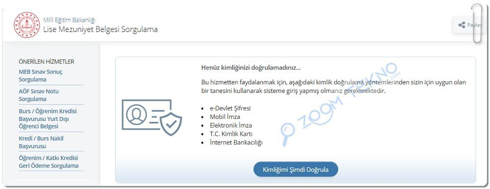 Mezuniyet Belgesi e-Devlet'den Nasıl Alınır?