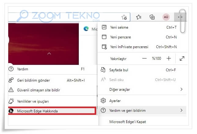 3 Adımda Microsoft Edge Kaldırma