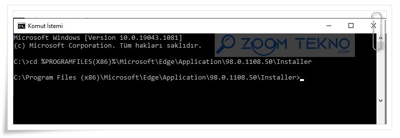 3 Adımda Microsoft Edge Kaldırma