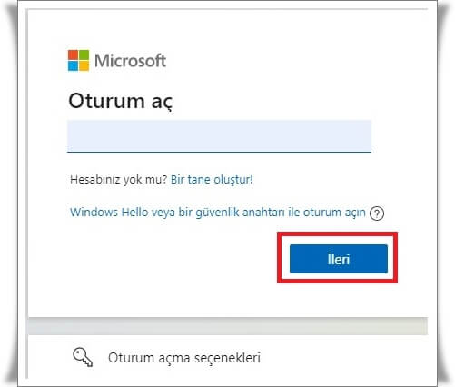 Microsoft Hesabına Giriş Nasıl Yapılır?