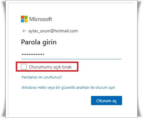 Microsoft Hesabına Giriş Nasıl Yapılır?