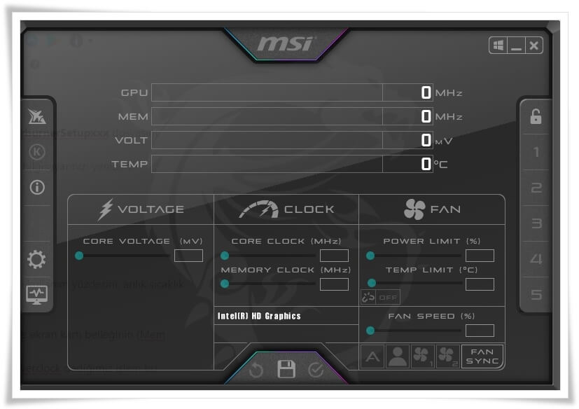 MSI Afterburner Nasıl Kullanılır?