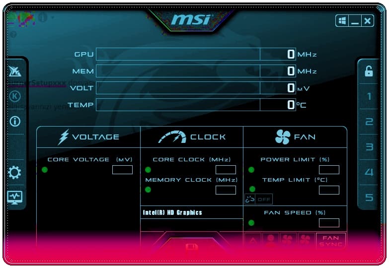 MSI Afterburner Nasıl Kullanılır?