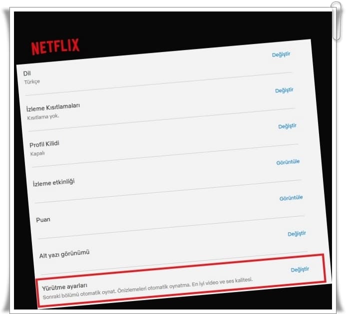 Netflix Otomatik Oynatma Nasıl Kapatılır?