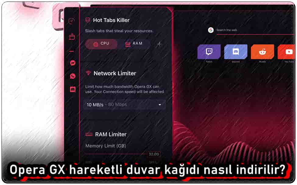 Opera GX Hareketli Duvar Kağıdı Nasıl İndirilir?