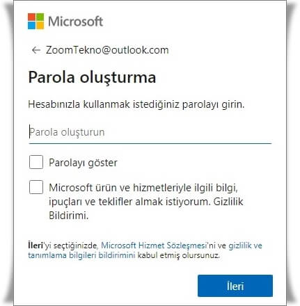 Outlook Hesabı Nasıl Açılır?