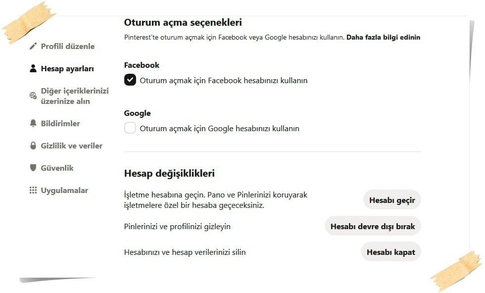 Pinterest Hesap Silme Nasıl Yapılır?