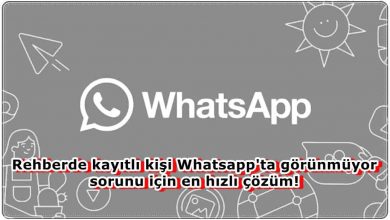Rehberde Kayıtlı Kişi Whatsapp'ta Görünmüyor Sorunu İçin En Hızlı Çözüm! 2 Rehberde Kayıtlı Kişi Whatsapp'ta Görünmüyor Sorunu İçin En Hızlı Çözüm!