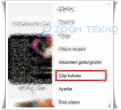 Samsung Geri Dönüşüm Kutusu Nerede Bulunur?