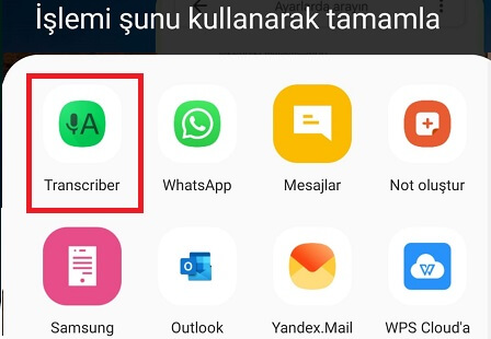 Whatsapp'ta Sesli Mesajı Yazıya Çevirme