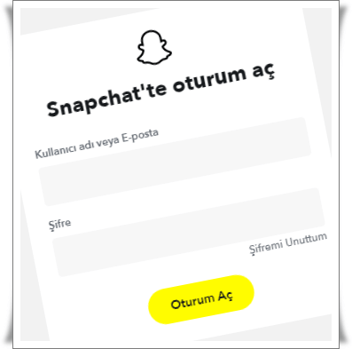 Snapchat Giriş Nasıl Yapılır?