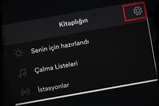 spotify onbellek silme 2