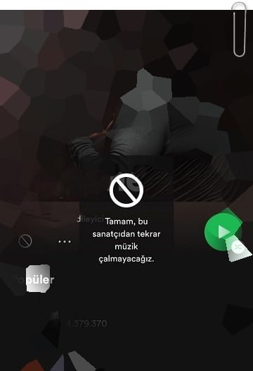 3 Adımda Spotify Sanatçı Engelleme!