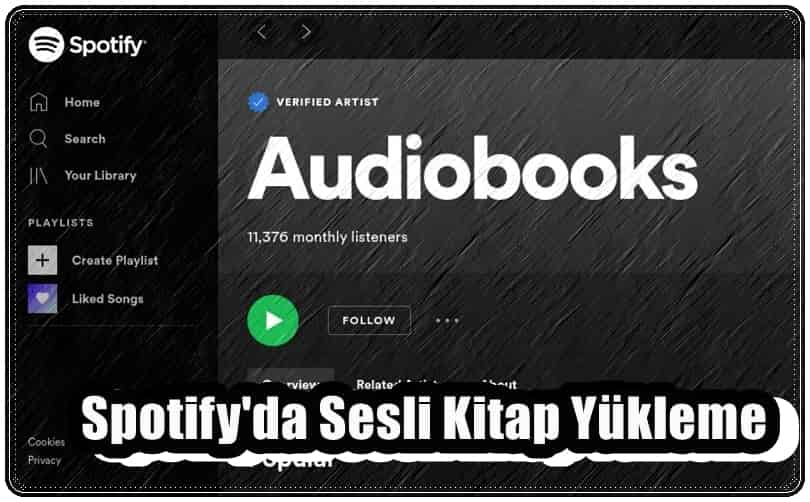 Spotify Sesli Kitap Yükleme