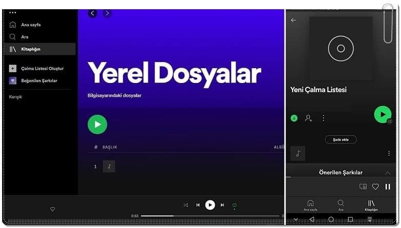 Telefonda Spotify Yerel Dosyalar nasıl çalınır?