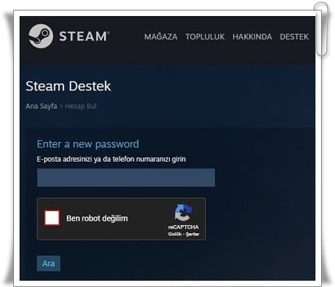 Steam Hesabı Nasıl Geri Alınır?