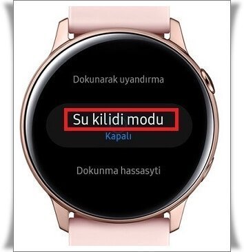 Galaxy Watch Saatlerde Su Kilidi Modu Nedir?