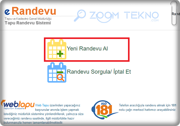 Tapu Randevusu nasıl alınır?