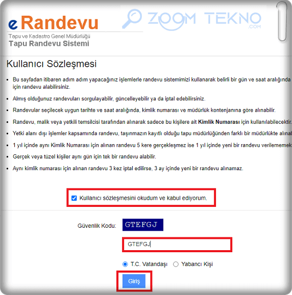 Tapu Randevusu nasıl alınır?