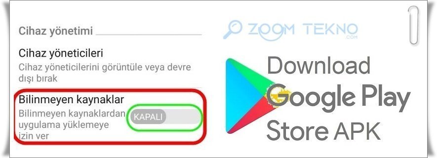 Telefondan Google Play Silindi, Nasıl Yüklerim?