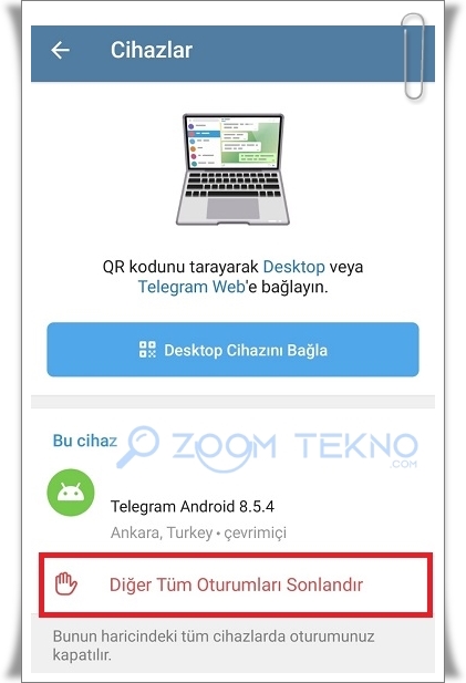 3 Adımda Telegram Oturumunu Kapatma!