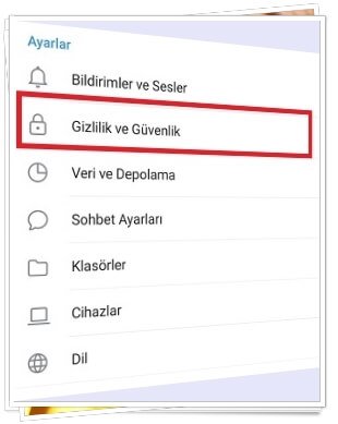 telegram son gorulme kapatma 2