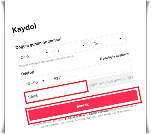 tiktok hesabi nasil olusturulur 4