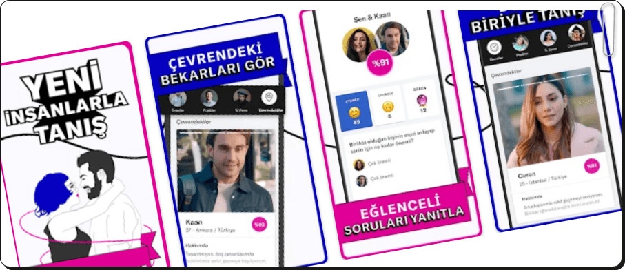 Tinder Benzeri En İyi 10 Flört Uygulaması