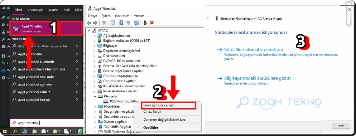 Yükseltme Sonrası Windows 11 Touchpad Çalışmıyor!