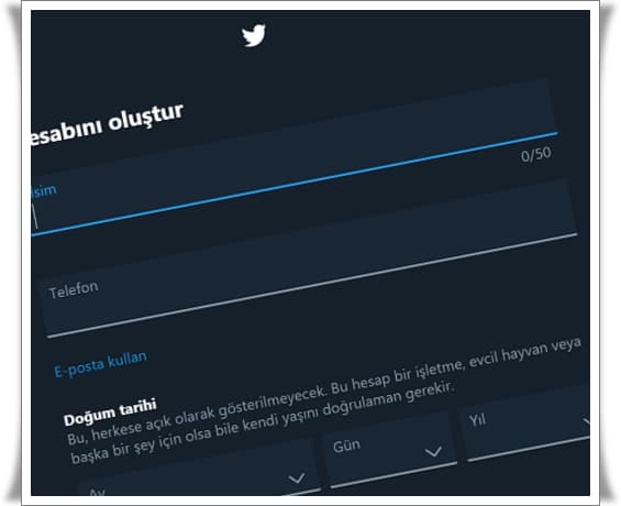 twitter hesabi nasil olusturulur 1