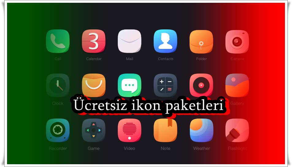 ucretsiz android ikon paketi