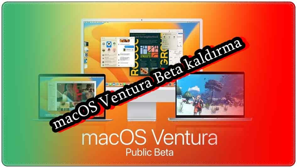 macOS Ventura Beta Kaldırma