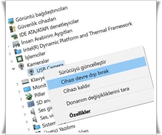 Web Kamerası Kapatma Nasıl Yapılır?