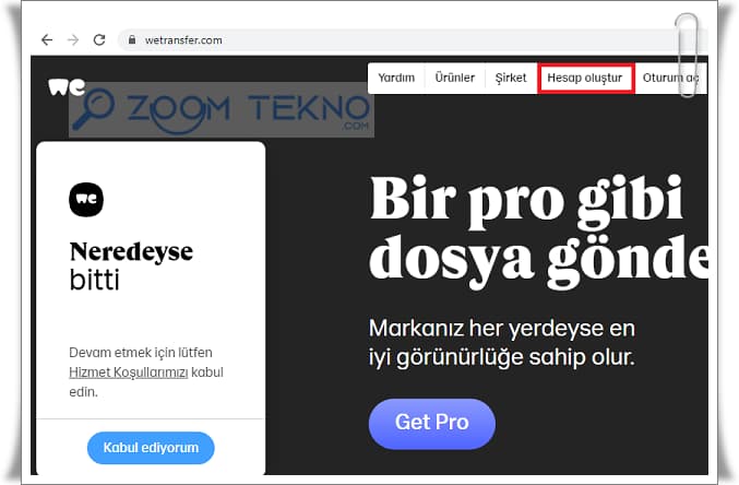 4 Adımda WeTransfer ile Dosya Gönderme!