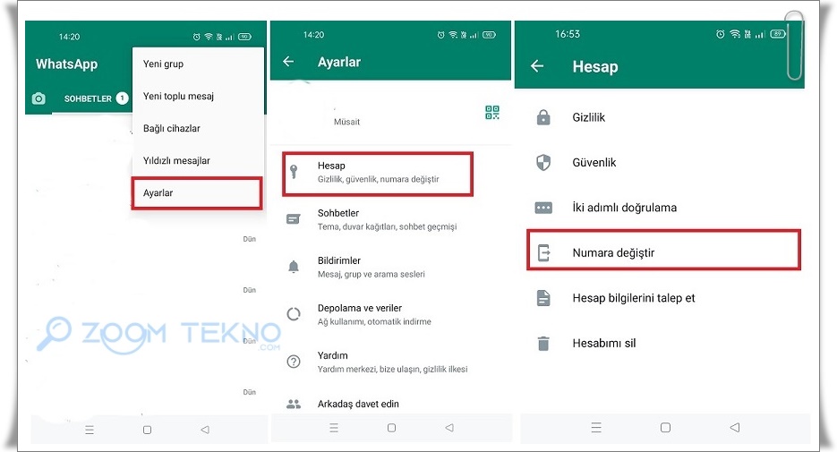 3 Adımda Whatsapp Numara Değiştirme Nasıl Yapılır?