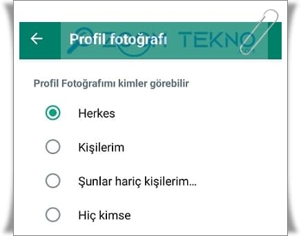 Whatsapp Profil Resmini Değiştirme