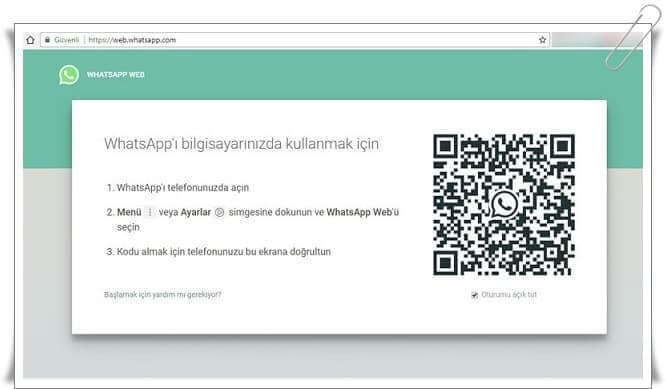 whatsapp web nasil kullanilir 1