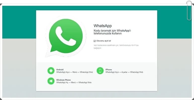 WhatsApp Web QR Kod Çıkmıyor